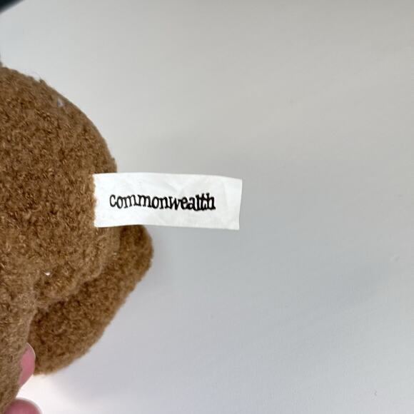 Commonwealth Teddy Bear Plush 5" Pastel Bow Tie Stuffed Animal Toy‎ Easter VTG - Picture 4 of 9